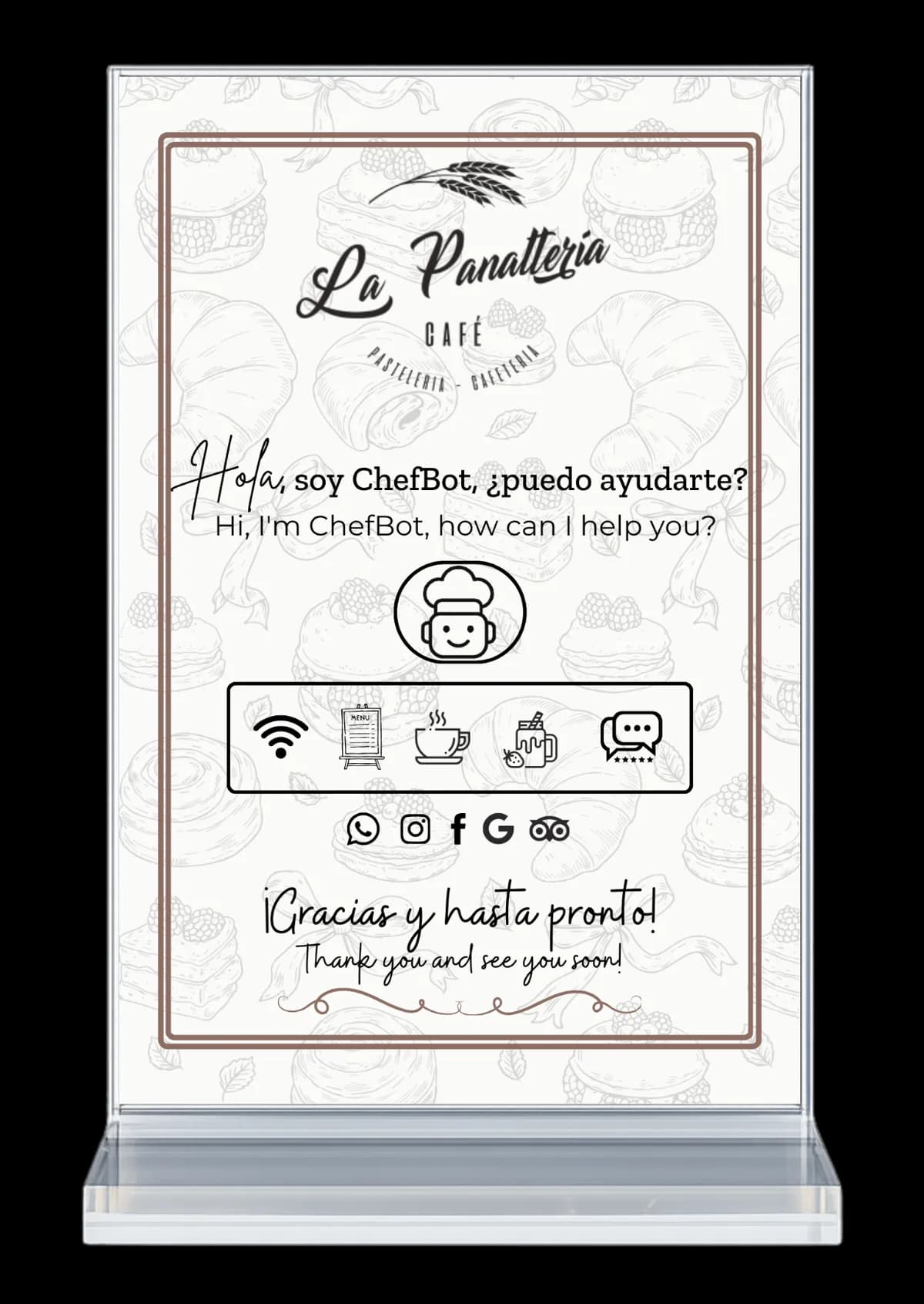 Stand NFC La Panatteria - reverso